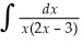 Use the formula ln + C to find .