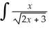 Use the table below to determine dx.Indicate the formula number employed. I. + C II. + C III. + C IV. + C