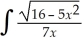 Use the tables to find: dx