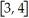 Suppose that the points (3,2),(3.25,2.5),(3.5,2.25),(3.75,2)and (4,1.5)lie on the graph of the continuous function f,where f(x)≥ 0.Use Simpson's rule and all of the given points to approximate the area between the graph of f and the x-axis on the interval .