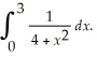 Use the trapezoidal rule with n = 3 to find an approximate value of