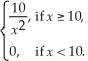 The random variable X has density function f(x)= Find (a)P(20 ≤ X ≤ 40)and (b)P(X ≥ 40).
