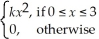 If the density function for the random variable X is f(x)= ,find k.