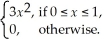 The random variable X has density function f(x)= Find μ and σ.
