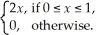 The random variable X has density function f(x)= Find the cumulative distribution function F over .