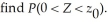 If Z has a standard normal random variable and P(Z > )= 0.4539,