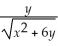 <strong>If z = y ,then =</strong> A) B) C) (2x + 6)y D) + E) +