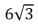 <strong>A vector has a magnitude of 12.When its tail is at the origin it lies between the positive x axis and negative y axis and makes an angle of 30 ° with the x axis.Its y component is:</strong> A) B) C)6 D)-6 E)12
