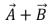 <strong>In the diagram, has magnitude 12 m and has magnitude 8 m.The x component of is about: </strong> A)1.5 m B)4.5 m C)12 m D)15 m E)20 m