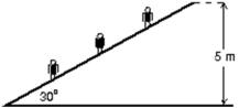 <strong>An escalator is used to move 20 people (60 kg each)per minute from the first floor of a department store to the second floor, 5 m above.The power required is approximately: </strong> A)100 W B)200 W C)1000 W D)2000 W E)60,000 W