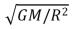<strong>An object is dropped from an altitude of one Earth radius above Earth's surface.If M is the mass of Earth and R is its radius, the speed of the object just before it hits Earth, neglecting air resistance, is given by:</strong> A) B) C) D) E)
