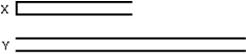 <strong>Organ pipe Y (open at both ends)is twice as long as organ pipe X (open at one end)as shown.The ratio of their fundamental frequencies f<sub>X:</sub>:f<sub>Y</sub> is: </strong> A)1:1 B)1:2 C)2:1 D)1:4 E)4:1