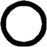 <strong>An annular ring of aluminum is cut from an aluminum sheet as shown.When this ring is heated: </strong> A)the aluminum expands outward and the hole remains the same in size B)the hole decreases in diameter C)the area of the hole expands the same percent as any area of the aluminum D)the area of the hole expands a greater percent than any area of the aluminum E)linear expansion forces the shape of the hole to be slightly elliptical
