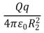 <strong>Positive charge Q is placed on a conducting spherical shell with inner radius R<sub>1</sub> and outer radius R<sub>2</sub>.A point charge q is placed at the center of the cavity.The force on the charge q is:</strong> A) B) C) D) E)0