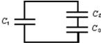 <strong>Capacitor C<sub>1</sub> is connected alone to a battery and charged until the magnitude of the charge on each plate is 4.0 * 10<sup>-</sup><sup>8 </sup>C.Then it is removed from the battery and connected to two other capacitors C<sub>2 </sub>and C<sub>3</sub>, as shown.The charge on the positive plate of C<sub>1</sub> is then 1.0 *10<sup>-</sup><sup>8 </sup>C.The charges on the positive plates of C<sub>2</sub> and C<sub>3 </sub>are:  </strong> A)q<sub>2</sub> = 3.0*10 <sup></sup> <sup>-8 </sup>C and q<sub>3</sub> = 3.0 *10 <sup>-</sup>  <sup>8 </sup>C B)q<sub>2</sub> = 2.0 *10 <sup>-</sup> <sup>8 </sup> C and q<sub>3</sub> = 2.0 *10 <sup>-</sup> <sup>8 </sup>C C)q<sub>2</sub> = 5.0 * 10<sup>-</sup><sup>8 </sup> C and q<sub>3</sub> = 1.0 * 10<sup>-</sup><sup>8 </sup>C D)q<sub>2</sub> = 3.0* 10<sup>-</sup><sup>8 </sup>C and q<sub>3</sub> = 1.0 * 10<sup>-</sup><sup>8 </sup>C E)q<sub>2</sub> = 1.0 *10<sup>-</sup><sup>8 </sup> C and q<sub>3</sub> = 3.0 *10<sup>-</sup><sup>8 </sup>C <div style=padding-top: 35px> 