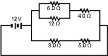 <strong>The current in the 5.0- \Omega resistor in the circuit shown is: </strong> A)0.42 A B)0.67 A C)1.5 A D)2.4 A E)3.0 A