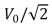 <strong>The rms value of a sinusoidal voltage is , where V<sub>0</sub> is the amplitude.What is the rms value of its fully rectified wave? Recall that V<sub>rect</sub>(t)= \mid V(t) \mid . </strong> A) B) C) D) E)