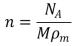 <strong>If ρ<sub>m</sub> is the mass density of a conducting material, V its volume, M its molar mass, and N<sub>A</sub> Avogadro's number, the number density n of conduction electrons in the material is given by:</strong> A) B) C) D) E)