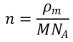 <strong>If ρ<sub>m</sub> is the mass density of a conducting material, V its volume, M its molar mass, and N<sub>A</sub> Avogadro's number, the number density n of conduction electrons in the material is given by:</strong> A) B) C) D) E)
