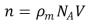 <strong>If ρ<sub>m</sub> is the mass density of a conducting material, V its volume, M its molar mass, and N<sub>A</sub> Avogadro's number, the number density n of conduction electrons in the material is given by:</strong> A) B) C) D) E)