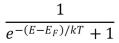 <strong>For a metal at absolute temperature T, with Fermi energy E<sub>F</sub>, the occupancy probability is given by:</strong> A) B) C) D) E)