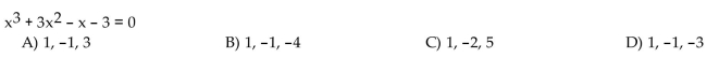 Solve the polynomial equation by factoring.