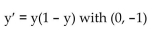 Obtain a slope field and add to its graphs of the solution curves passing through the given points.