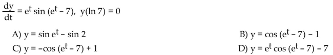 Solve the initial value problem.