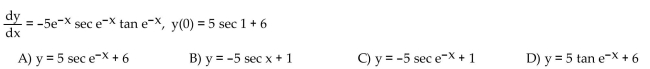 Solve the initial value problem.