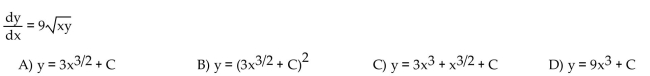 Solve the differential equation.