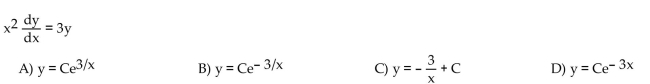 Solve the differential equation.