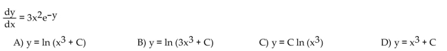 Solve the differential equation.