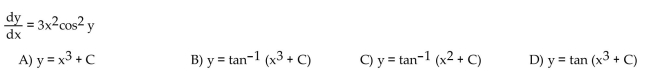 Solve the differential equation.