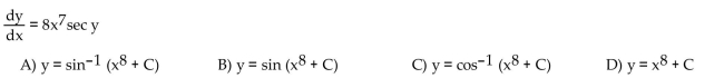 Solve the differential equation.