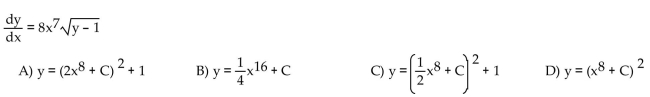 Solve the differential equation.