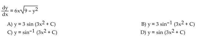 Solve the differential equation.