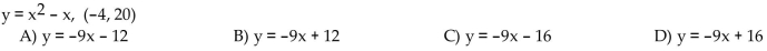 Find an equation for the tangent to the curve at the given point.