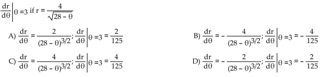 Calculate the derivative of the function. Then find the value of the derivative as specified.