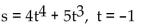 <strong>Differentiate the function and find the slope of the tangent line at the given value of the independent variable. </strong> A) -31 B) -1 C) 1 D) 31