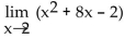 <strong>Find the limit. </strong> A) -18 B) 18 C) 0 D) does not exist