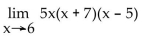 <strong>Find the limit if it exists. </strong> A) 330 B) -4290 C) -330 D) 30