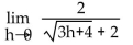<strong>Find the limit, if it exists. </strong> A) Does not exist B) 1/2 C) 1 D) 2