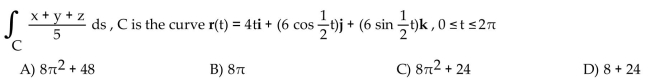 Evaluate the line integral along the curve C.