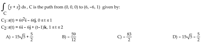 Evaluate the line integral along the curve C.