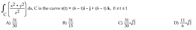 Evaluate the line integral along the curve C.