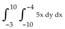 <strong>Evaluate the integral. </strong> A) - 2730 B) - 2535 C) - 1170 D) 1365