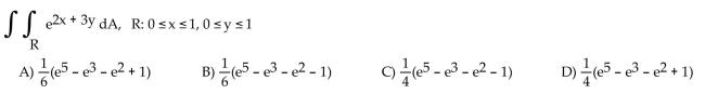 Evaluate the double integral over the given region.