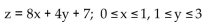 <strong>Find the volume under the surface z = f(x,y) and above the rectangle with the given boundaries. </strong> A) 36 B) 26 C) 28 D) 38