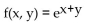 <strong>Find the domain and range and describe the level curves for the function f(x,y). </strong> A) Domain: all points in the first quadrant of the xy-plane; range: all real numbers; level curves: lines x + y = c B) Domain: all points in the xy-plane; range: real numbers z > 0; level curves: lines x + y = c C) Domain: all points in the first quadrant of the xy-plane; range: real numbers z > 0; level curves: lines x + y = c D) Domain: all points in the xy-plane; range: all real numbers; level curves: lines x + y = c