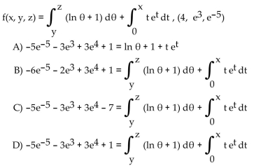 Find the equation for the level surface of the function through the given point.